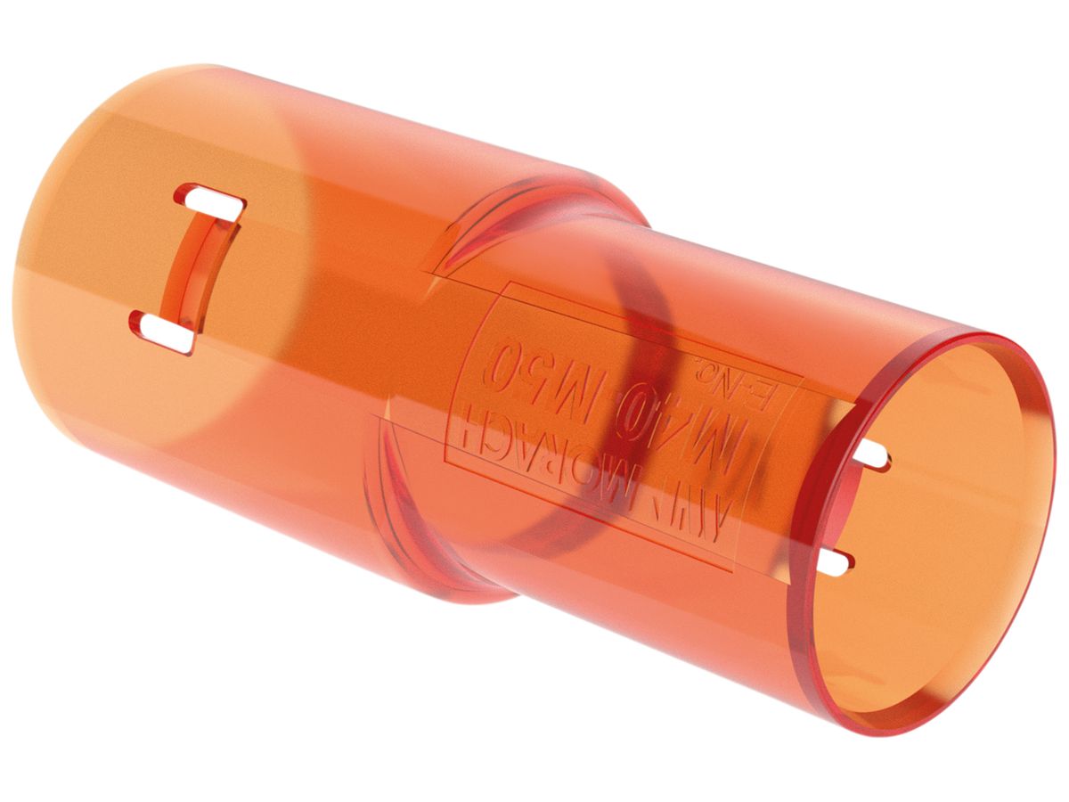 Verbindungsmuffe CRALLO Ø40/50mm transparent orange