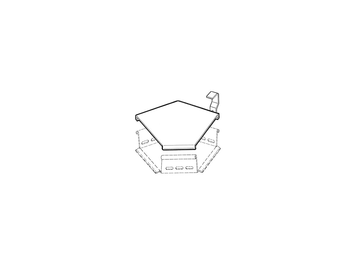 Deckel Lanz für Winkel 45° NW 200×110mm ZMA