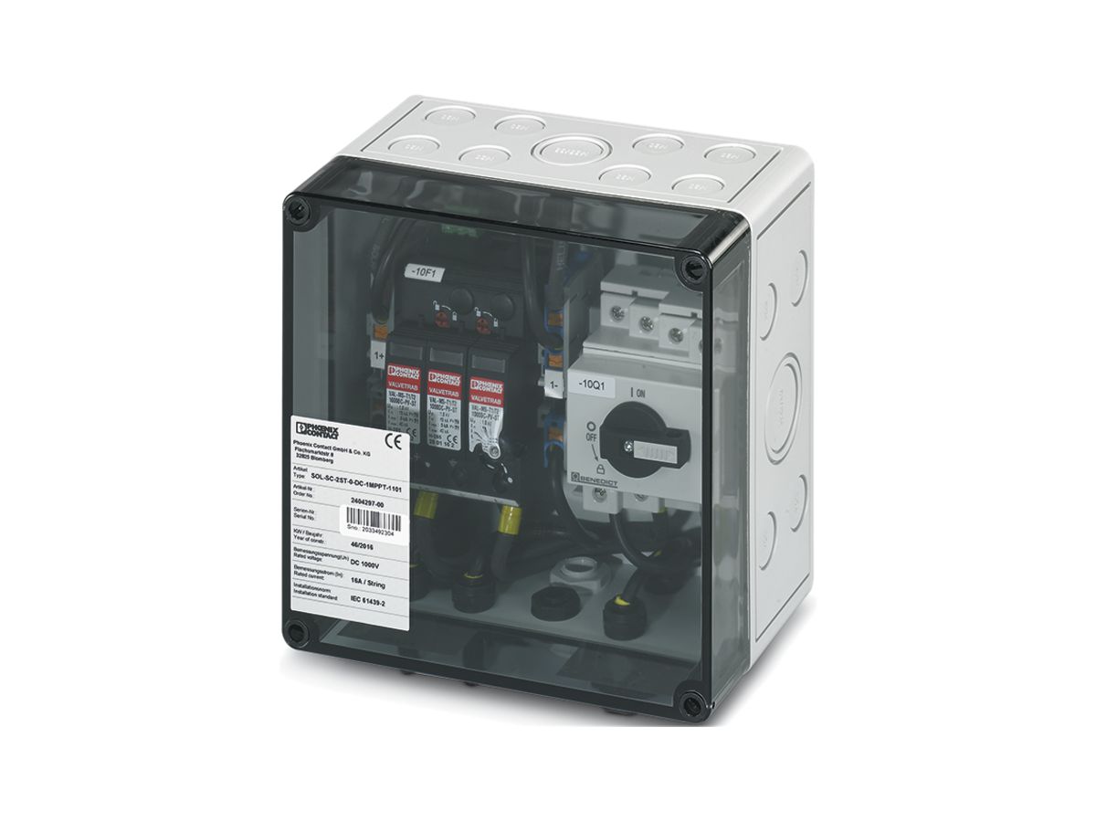 Generatoranschlusskasten PX SOL-SC-2ST-0-DC-1MPPT-1101