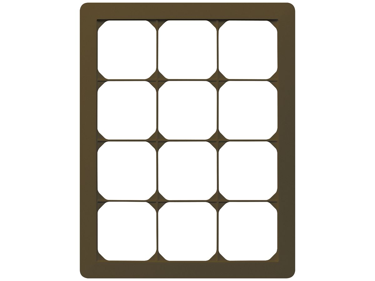 UP-Abdeckrahmen kallysto.trend 4×3 braun 274×214mm
