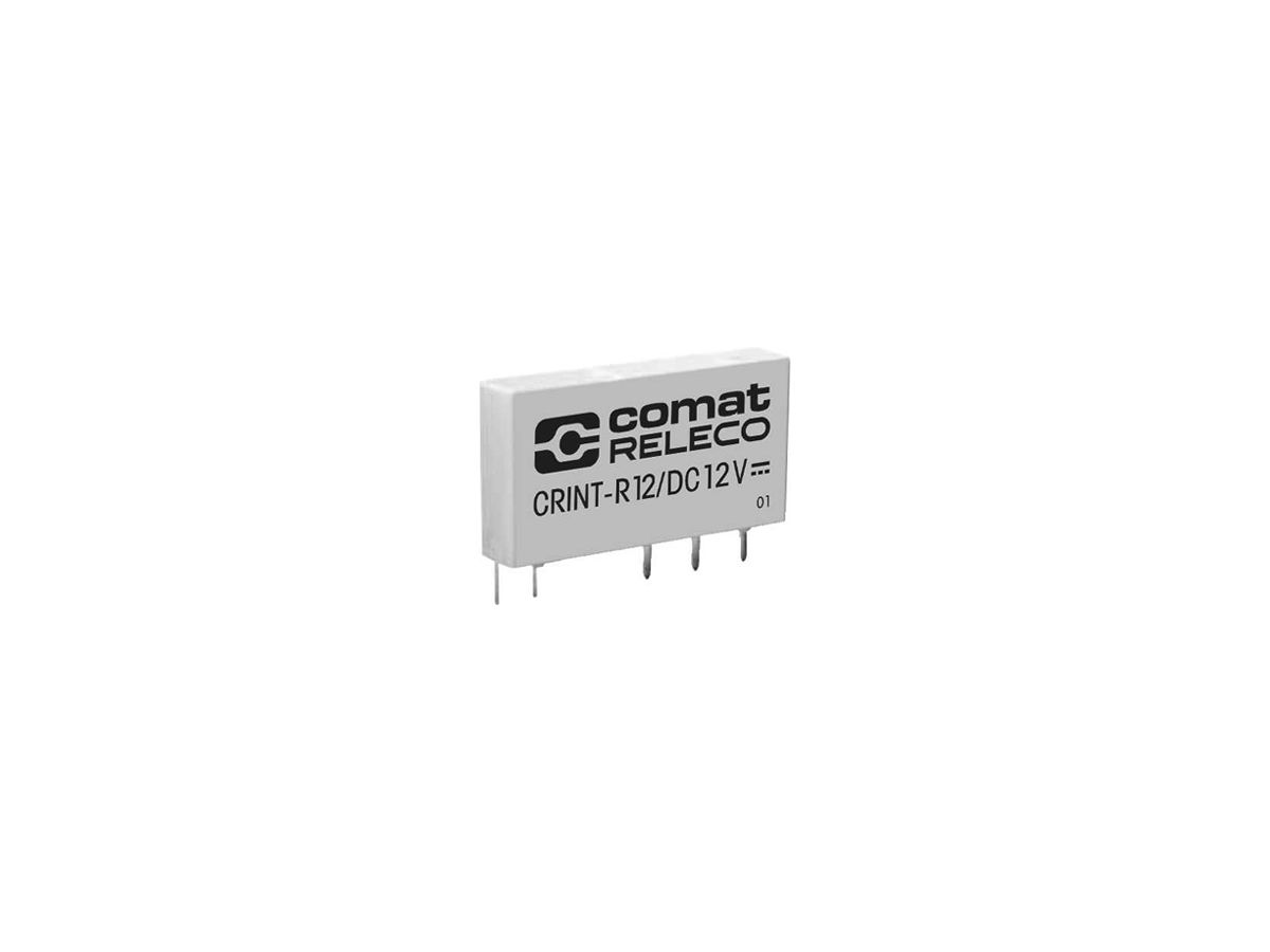 Interfacerelais ComatReleco CRINT-R12, 48VDC, 1W AgSnO2+Au 6A/250VAC