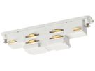 Längsverbinder SLV für AP-Stromschiene S-TRACK DALI 3-phasig weiss