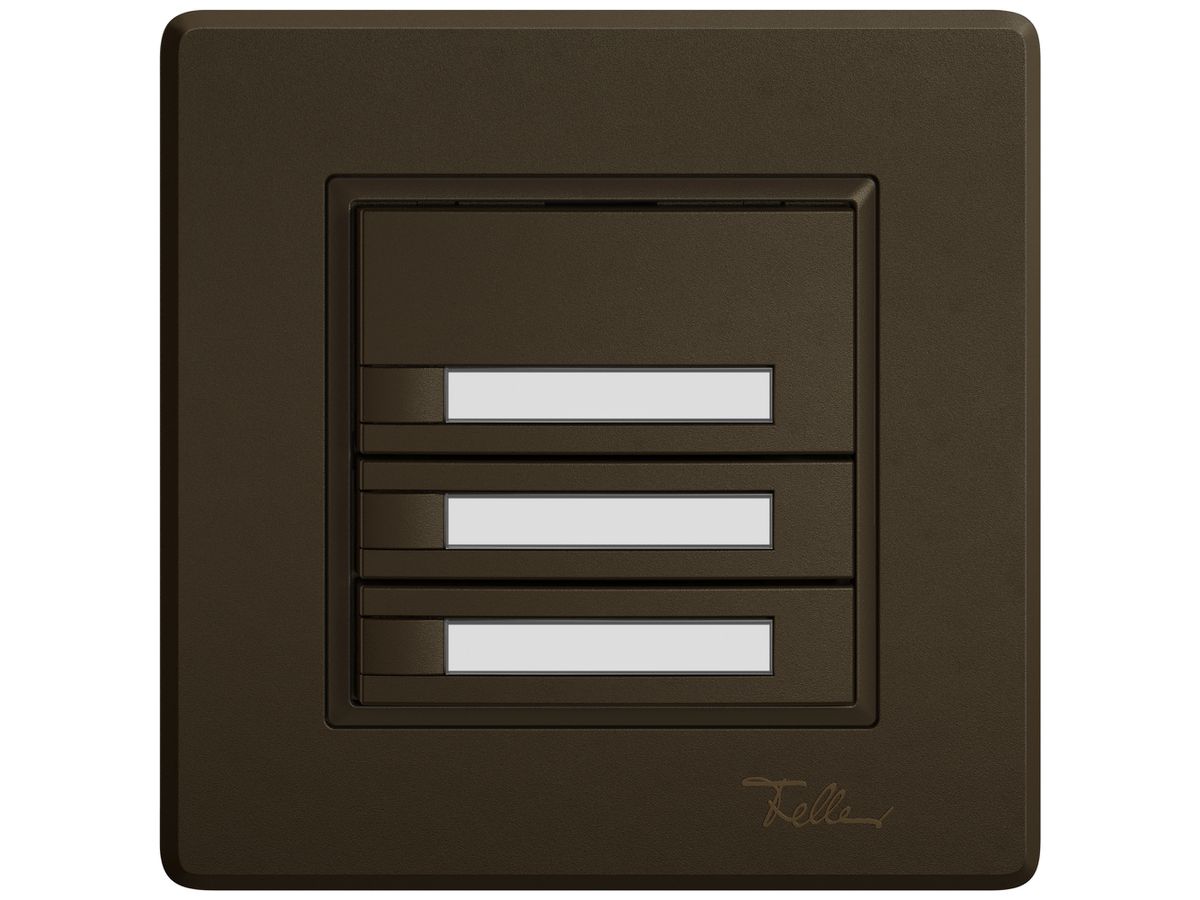 UP-Universaltaster EDIZIO.liv UNI SNAPFIX® o.LED 3× 1-Tbed.Pap.br