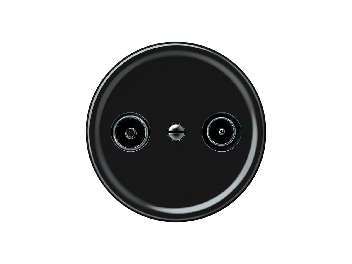 Antennendose TV-R origin Durchgangsdose 15dB 1.7dB schwarz