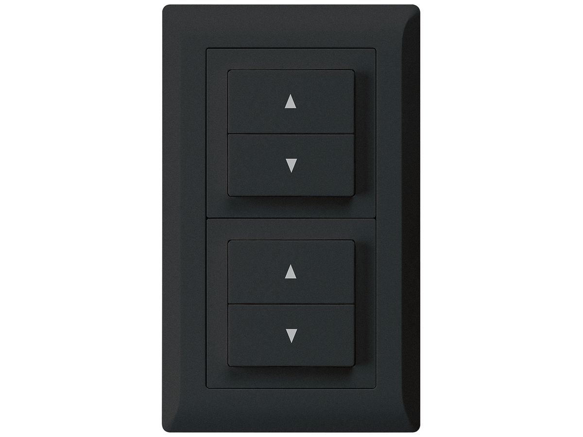 UP-Kombination kallysto.line Gr.I-I vertikal 2×Storenschalter schwarz
