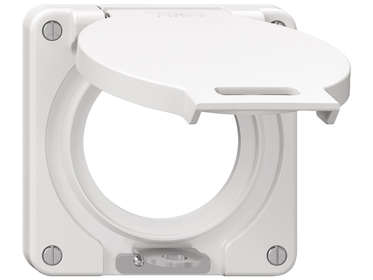 Deckel NEVO SNAPFIX® Ø53mm abschliessbar Steckdose ws IP21