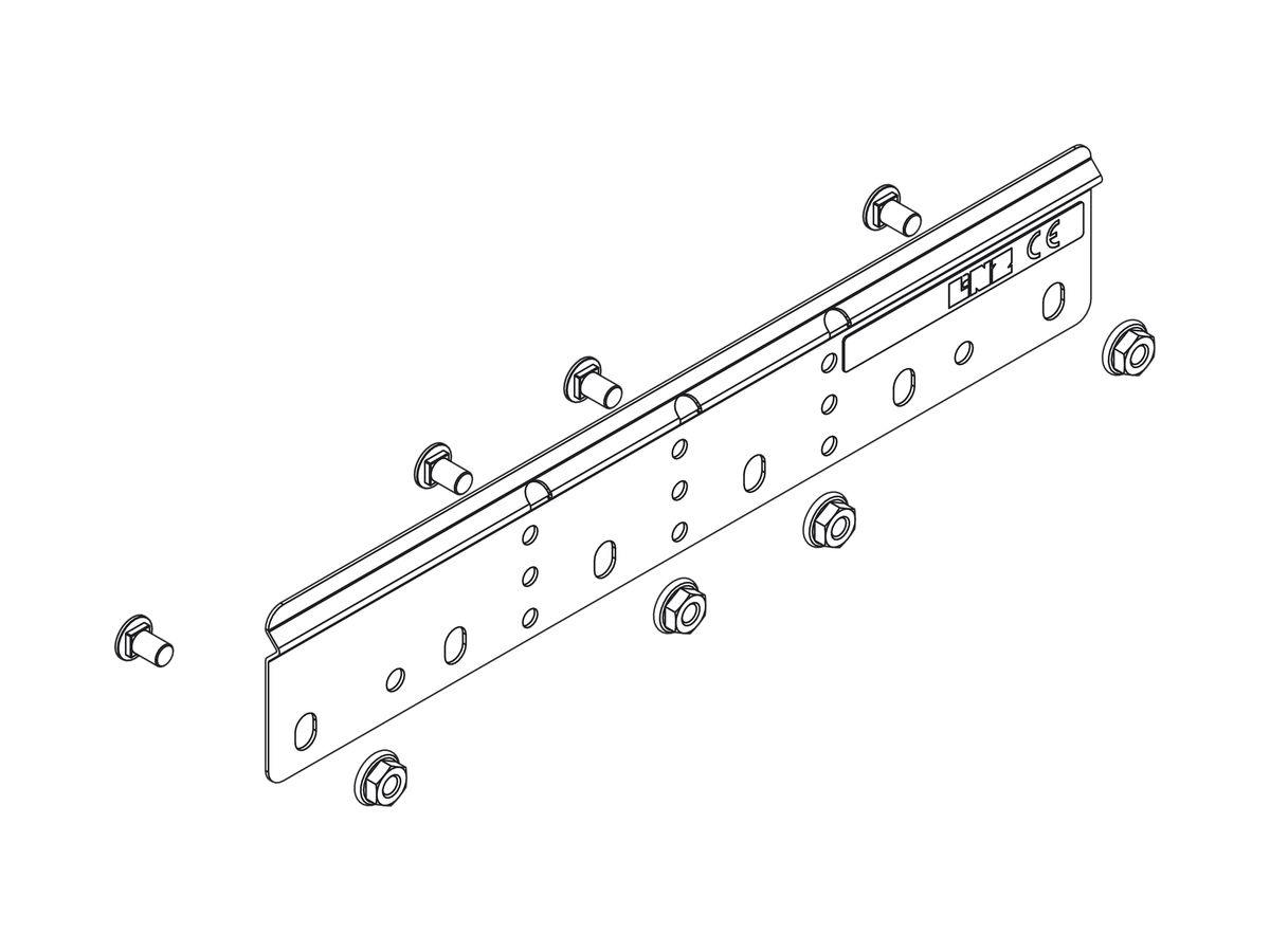 Verbinder gerade Lanz 60mm