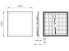 EB-LED-Deckenleuchte CoreLine RC133V OC 34.5W 2900/3600/4300lm 830/840 weiss