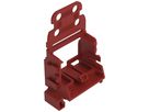 Befestigungsadapter WAGO 221 mit Zugentlastung 10L×4mm² TH35 rot