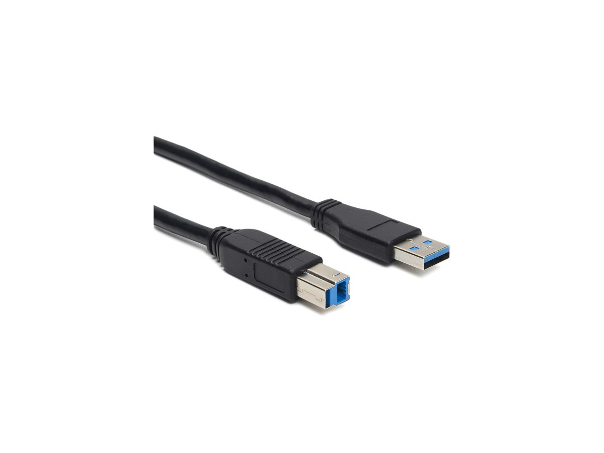 USB-Kabel CeCoNet USB-A/USB-B (USB 3.0) 5Gbit/s schwarz 3m