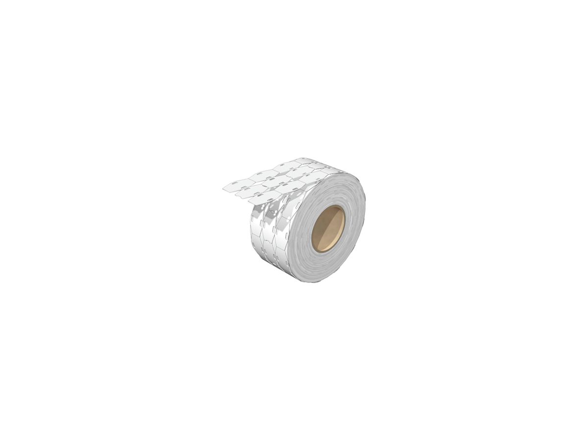 Kabelmarkierer WM SFX-VT 9/24 MM WS Rollenform Ø7…40×26×15mm weiss