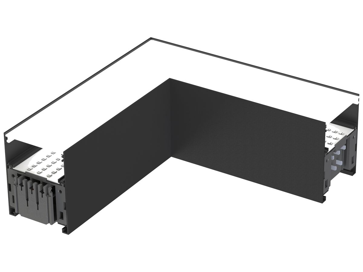 Leuchtteil DOTLUX CONNECT 12W 1400lm 830/840/850 DALI 204mm schwarz L-links