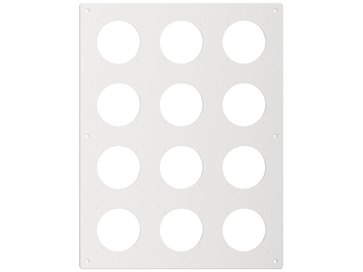 NUP-Kopfzeile Feller NEVO, 4×3, für N.CO-Apparate, weiss