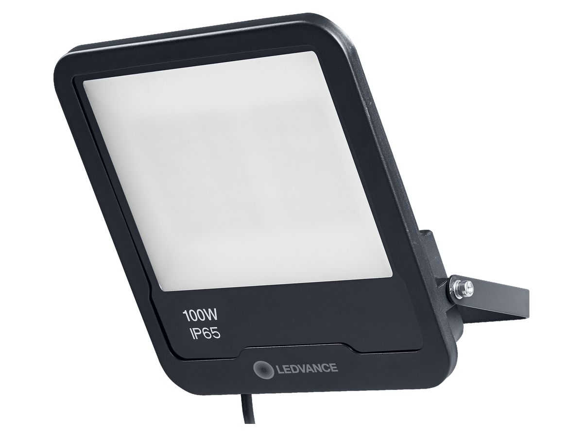 LED-Strahler LEDVANCE SMART+MATTER 100W 8000lm 3000K IP65 VWB sym.287×252 grau