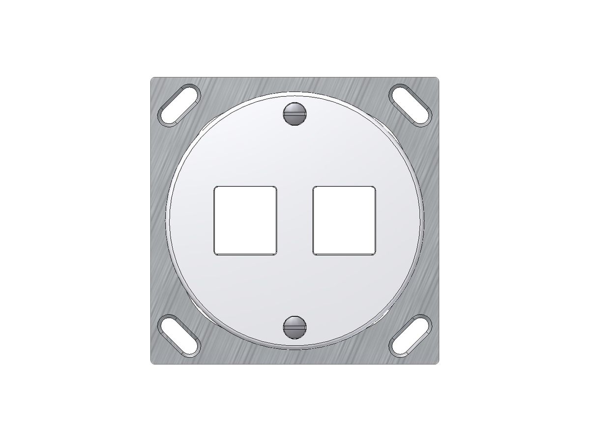 EB-Montageset Keystone Dätwyler weiss 2×, Standard, gerade