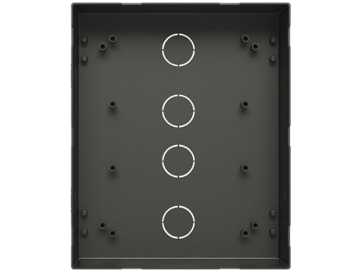 UP-Einlassdose ABB-Welcome, Grösse 2/3 (6 Module), schwarz