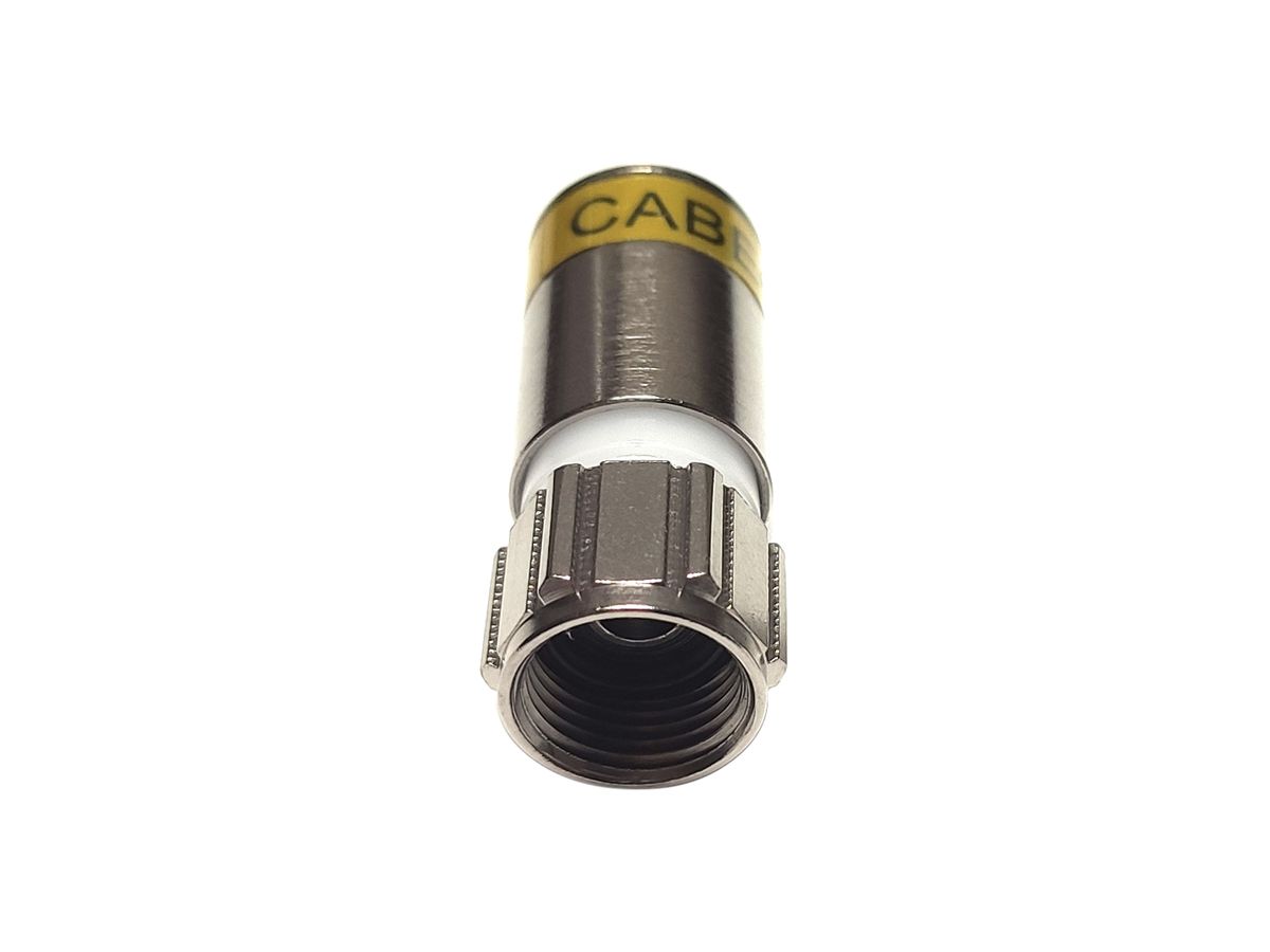 F-Kompressionsstecker F-6-TD 4.9, für HVA-Kabel Cablecom T6T77