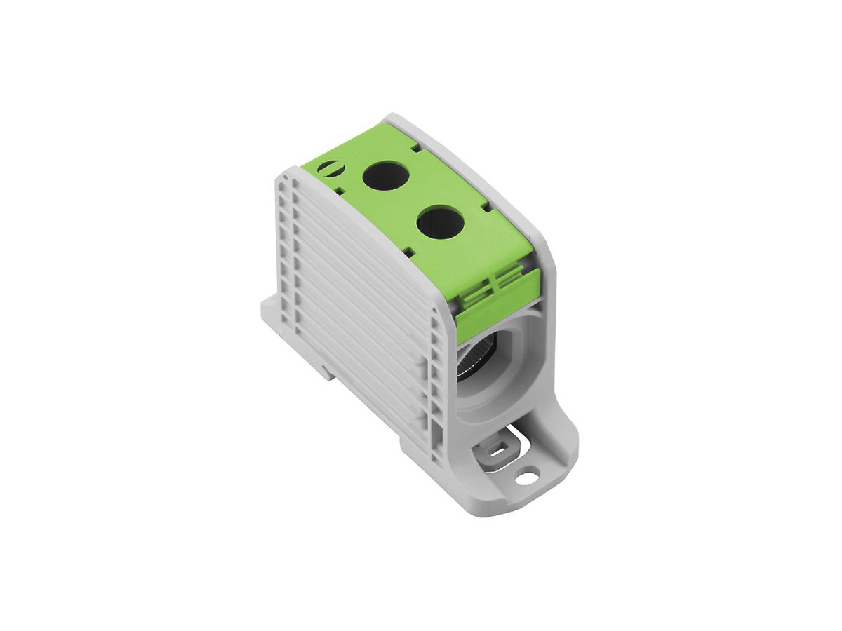 Verteilerblock WM WPD 132 1×185/1×185mm² 353A 1000V TS35 grün