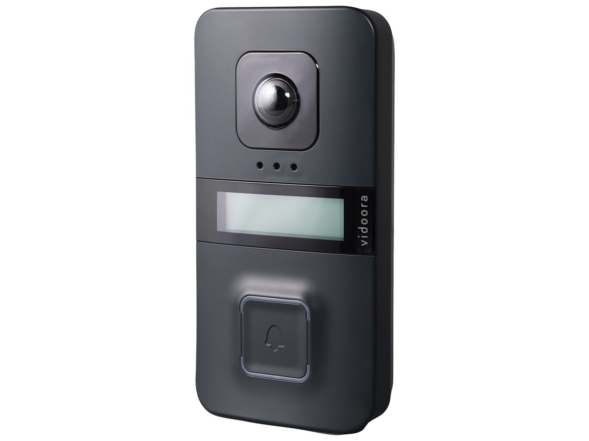 AP-Video-Türstation Grothe Vidoora VD-720 WLAN 80×156×35mm anthrazit