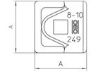 Anschlussklemme Bettermann RD 8…10mm für Potentialausgleich