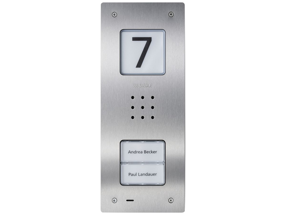 UP-Aussenstation Audio Siedle Compact Bus-System 2 12VAC 273×110×49mm IP54