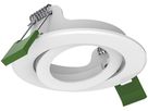 Einbaurahmen Philips RS155Z ADJUST Aluminium Ø85×29mm weiss