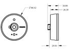 Bewegungssensor Philips OCC HF Batterie 3.6V Ø86.5×35mm weiss