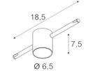 Seilleuchte SLV COMET für TENSEO, GX5.3 50W IP20 chrom