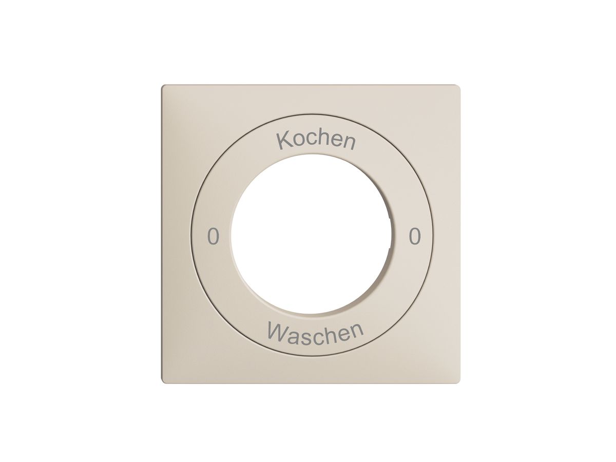 Frontset 0-Kochen-0-Waschen EDIZIOdue 60×60mm crema