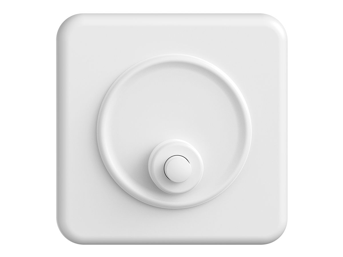 UP-Sonnerie-Taster STANDARDdue weiss mit Namensschild