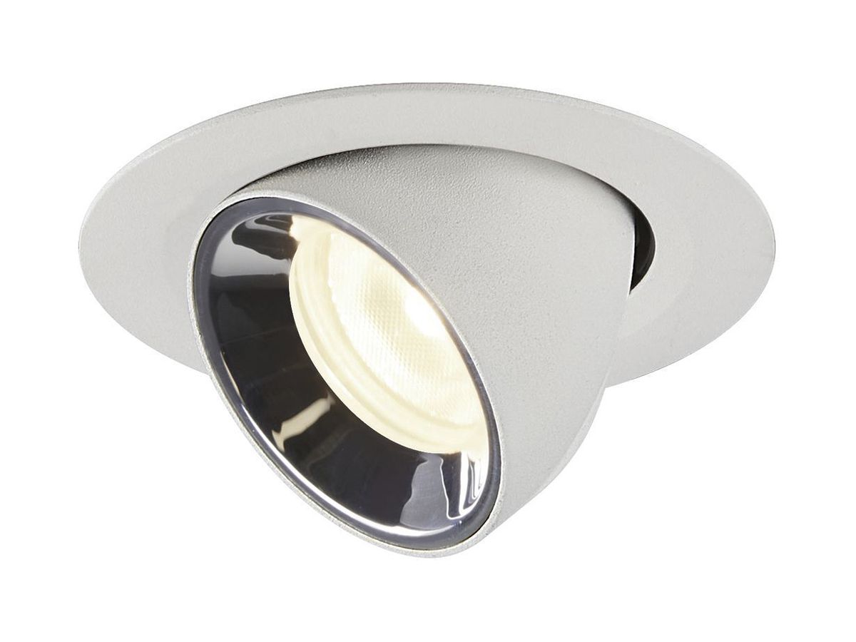 EB-LED-Downlight SLV NUMINOS GIMBLE XS, 7W 200mA 750lm 4000K 20° ws/chr