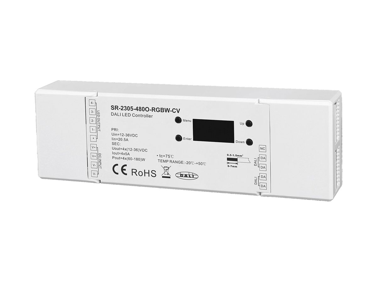 LED-Betriebsgerät SUNRICHER SR-2305 0…720W OUT:12…36V 0…20000mA DALI