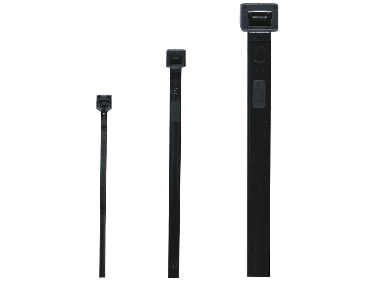 Kabelbinder CIMCO aus PA 6.6 4.5×200mm max.Ø51mm 220N schwarz