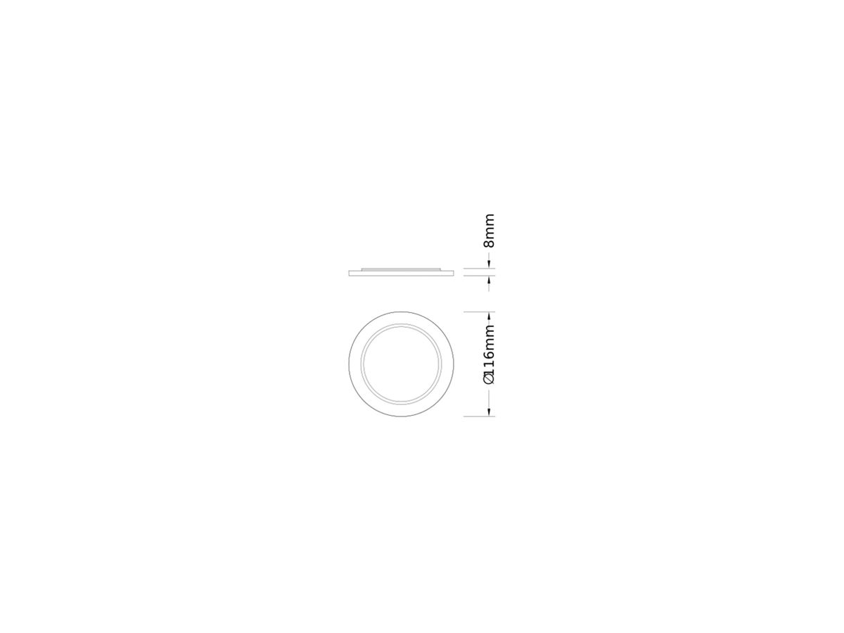 Zierring LEDVANCE COMFORT Aluminium Ø116×8mm schwarz