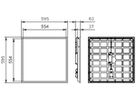 LED-Panelleuchte CoreLine UGR 31W 4300lm 830/835/840 IP20/44 595×595 ws