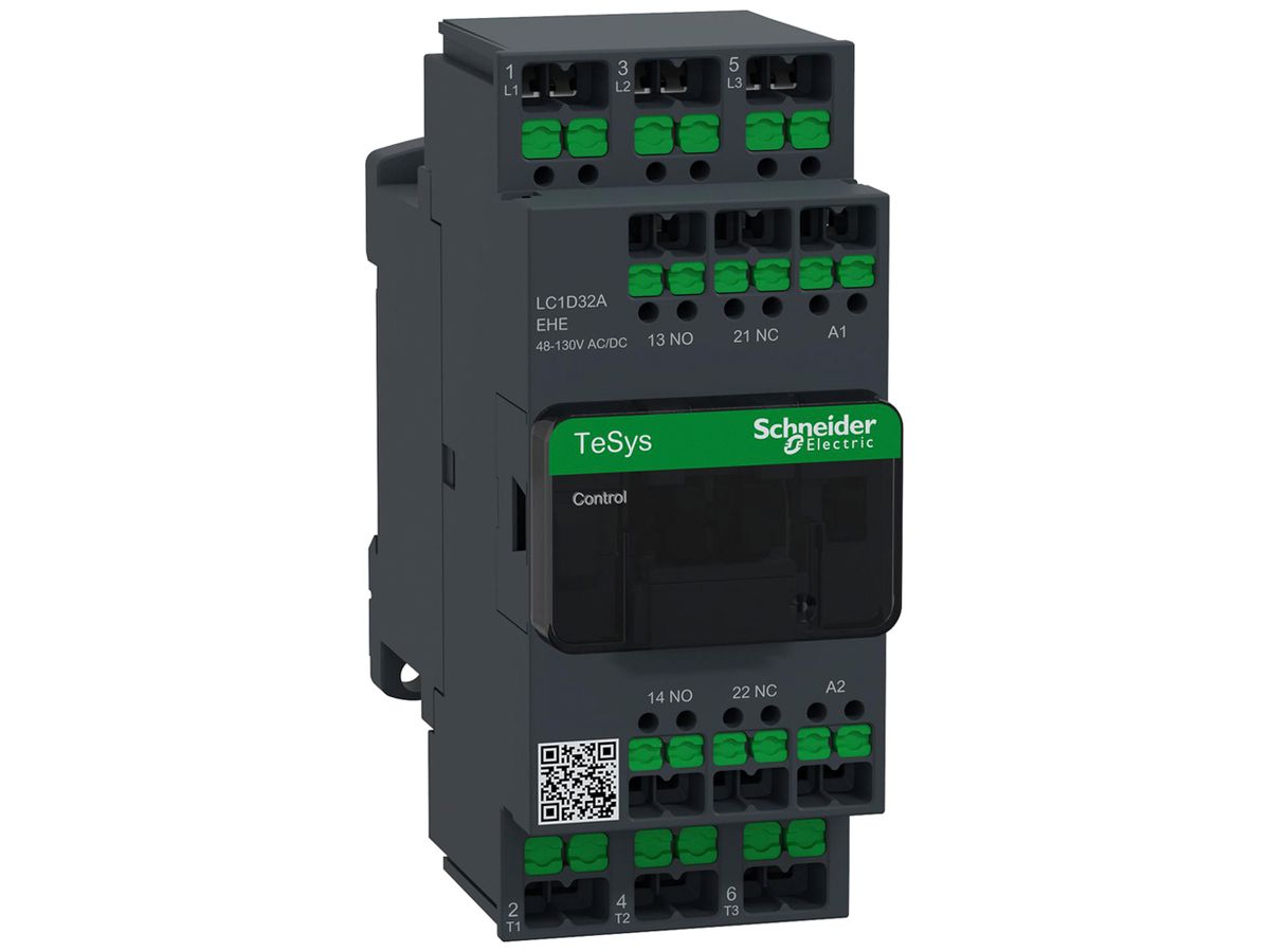 Leistungsschütz TeSys 48…130VAC/DC 3NO 50A 32A 440V 1NO 1NC