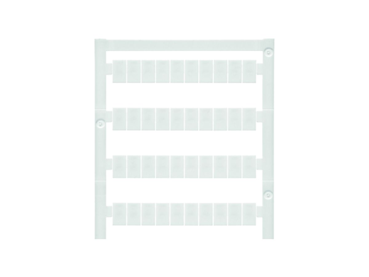 Klemmenmarkierer Weidmüller MultiCard WS 10×6mm PA66 weiss