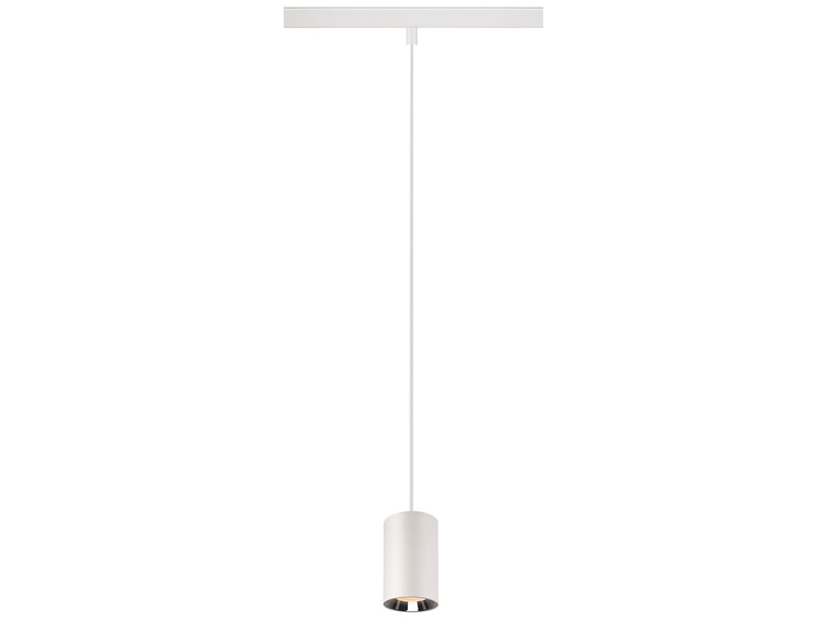 LED-Pendelleuchte SLV NUMINOS XS 48V TRDCK DALI 8.7W 650lm 927 Ø50 ws/Cr 40°
