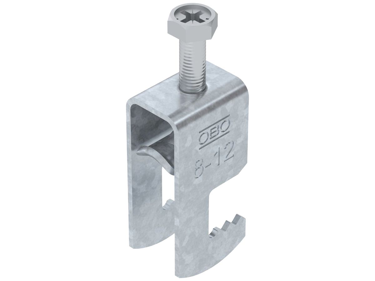 Schnellverleger BET 2056 F-Fuss Metall 8…12mm 1×Kabel Stahl tfZn