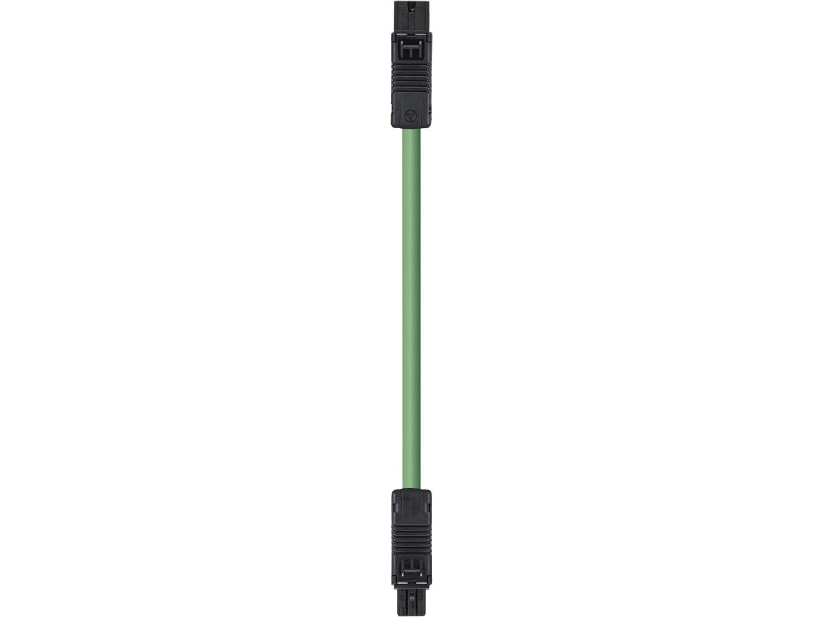 Stecker/Buchsenteil Wieland Steuersignal 4m, grün, Buchse-Stecker, 0.5mm²