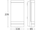 LED-Wandleuchte Steinel L 271 digi SC 6.6W 566lm 3000K IP44 mit Sensor anthrazit