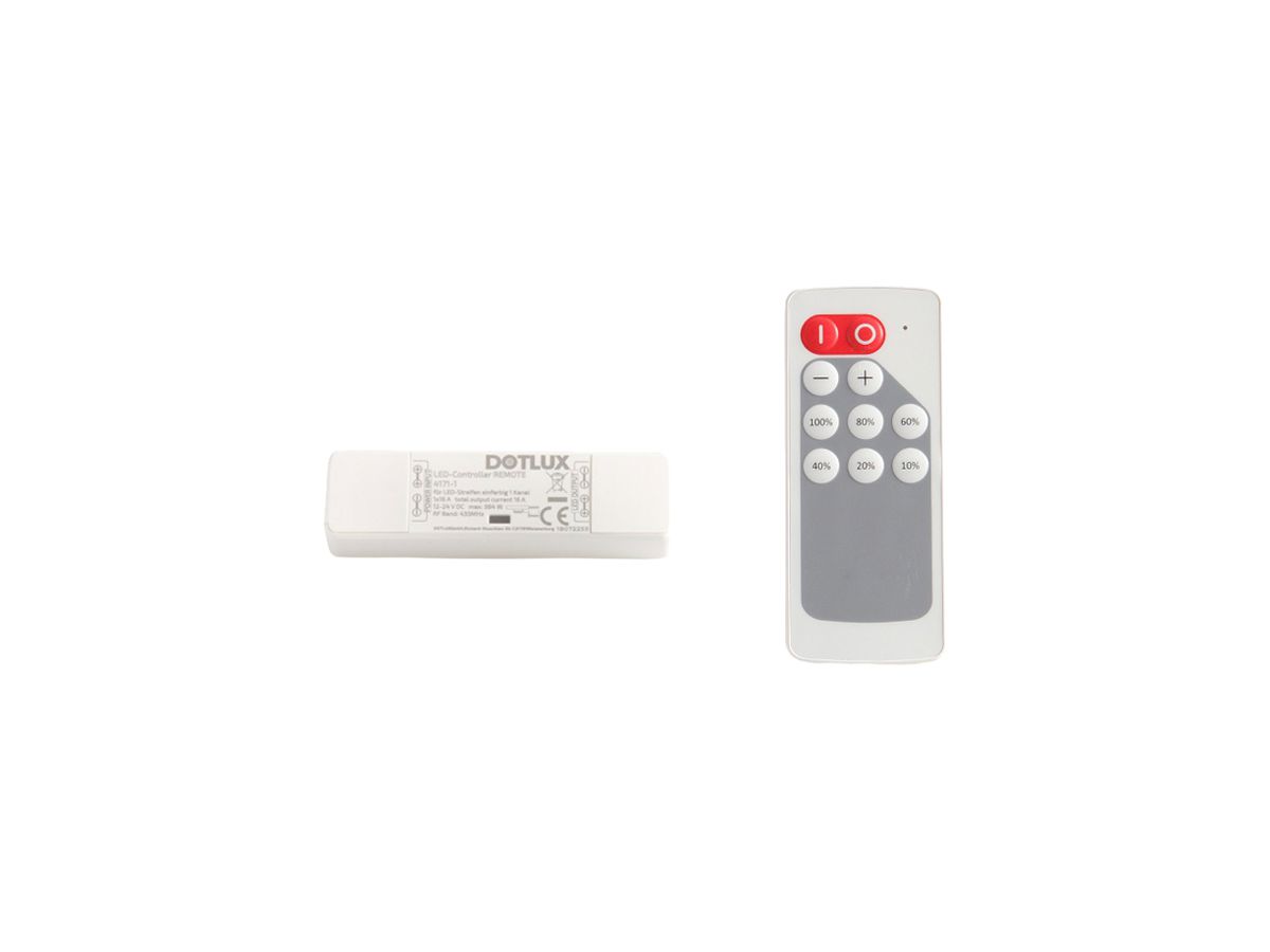 Fernbedienung DOTLUX REMOTE, für LED-Streifen 384W, einfarbig 1-Kanal 1×16A