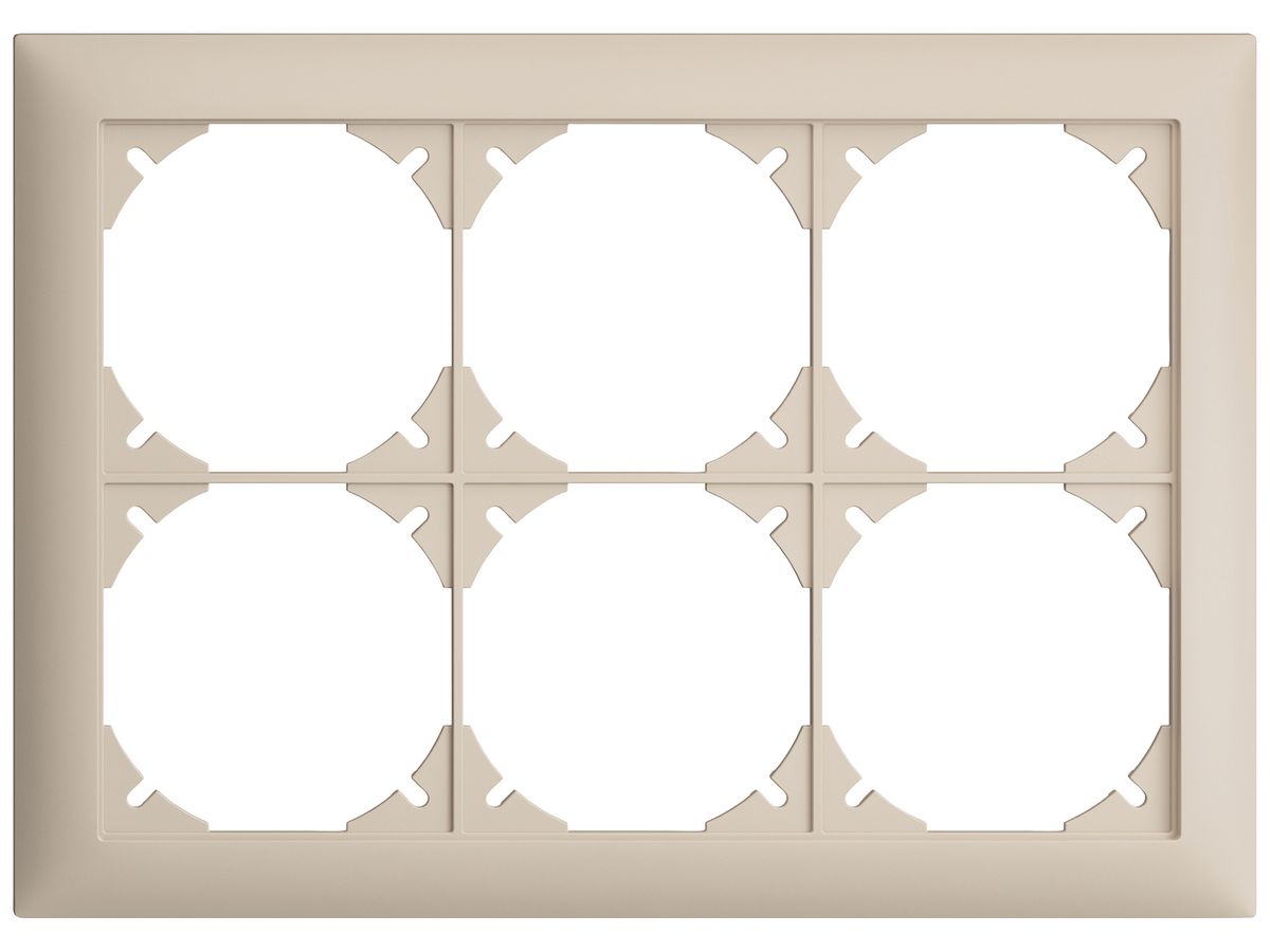 UP-Kopfzeile EDIZIOdue SNAPFIX® 2×3 horizontal 208×148mm crema