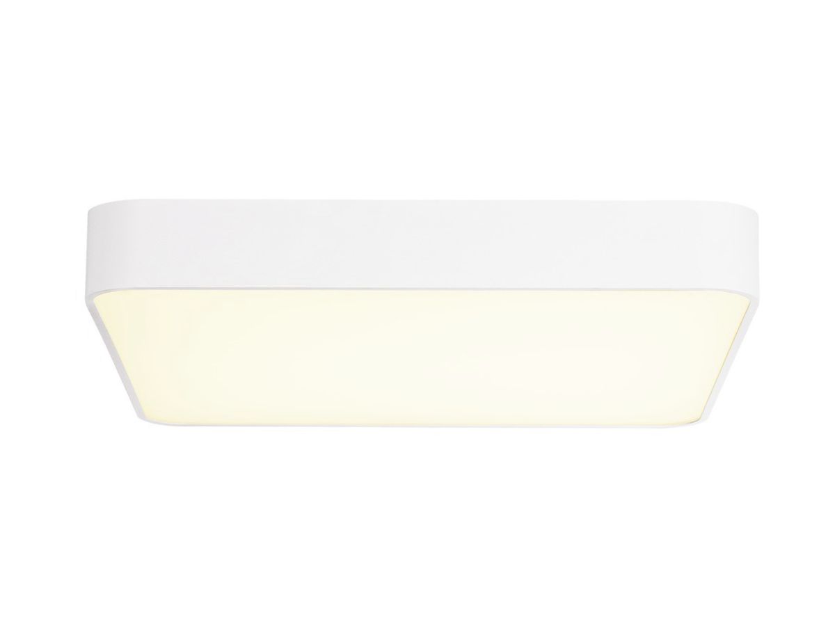 LED-Deckenleuchte SLV MEDO SQUARE 60 DALI 39W 3800lm 3000K 600×600×125mm weiss