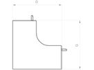 Inneneck Bettermann zu Installationskanal WDK reinweiss 10×20mm