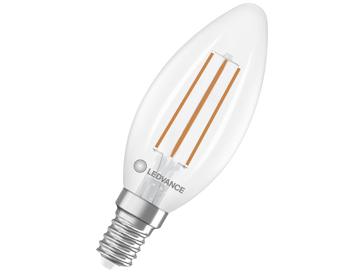 LED-Lampe LEDVANCE CLASSIC B E14 3.8W 806lm 2700K Ø35×100mm B10.5 klar