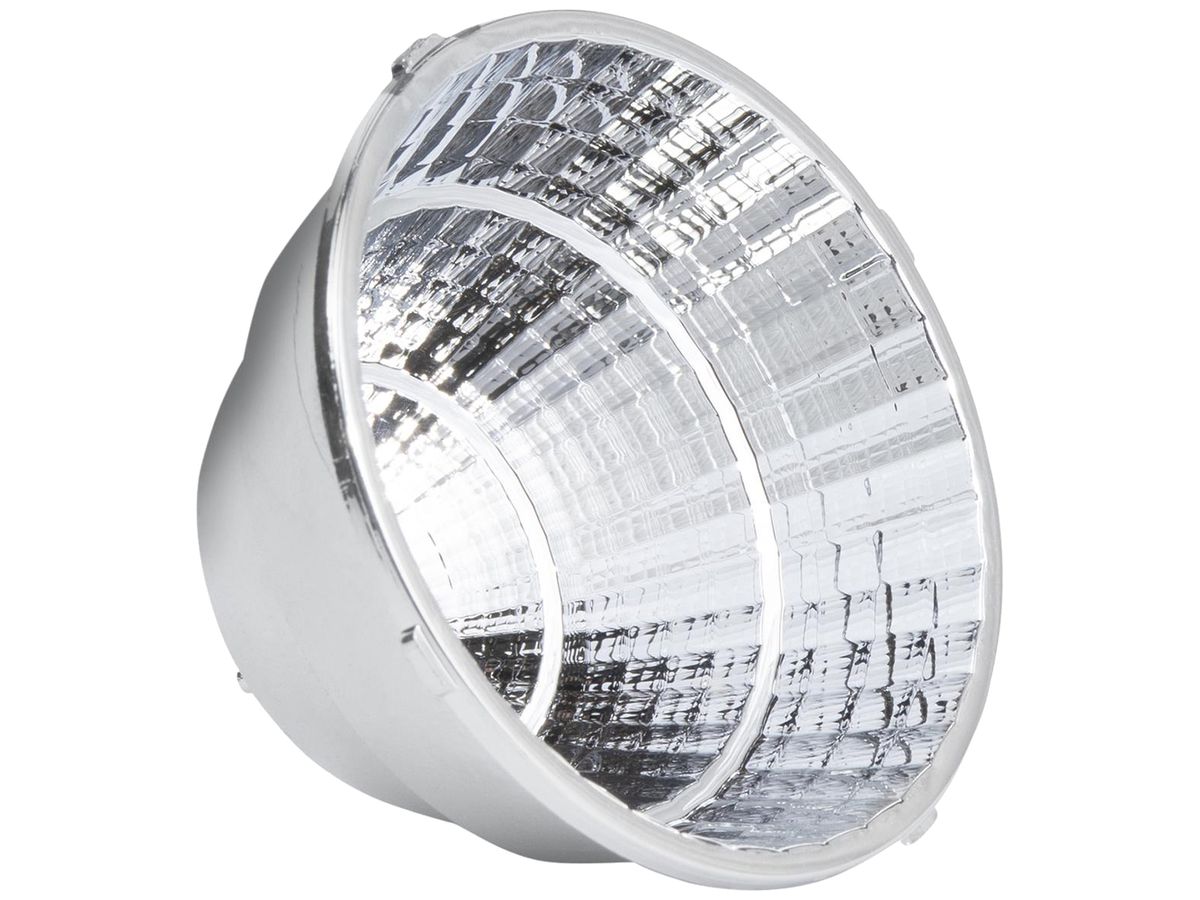 Reflektor DOTLUX SLIMtrack Kunststoff symmetrisch 55° Ø63×38mm Silber
