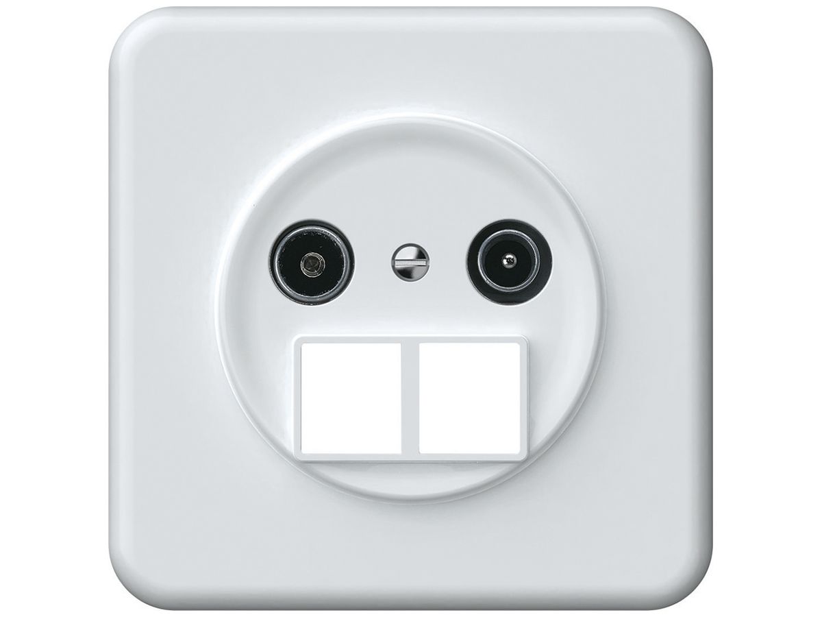 UP-Multimediadose TV-R origin Durchgangsdose 15dB 1.7dB weiss