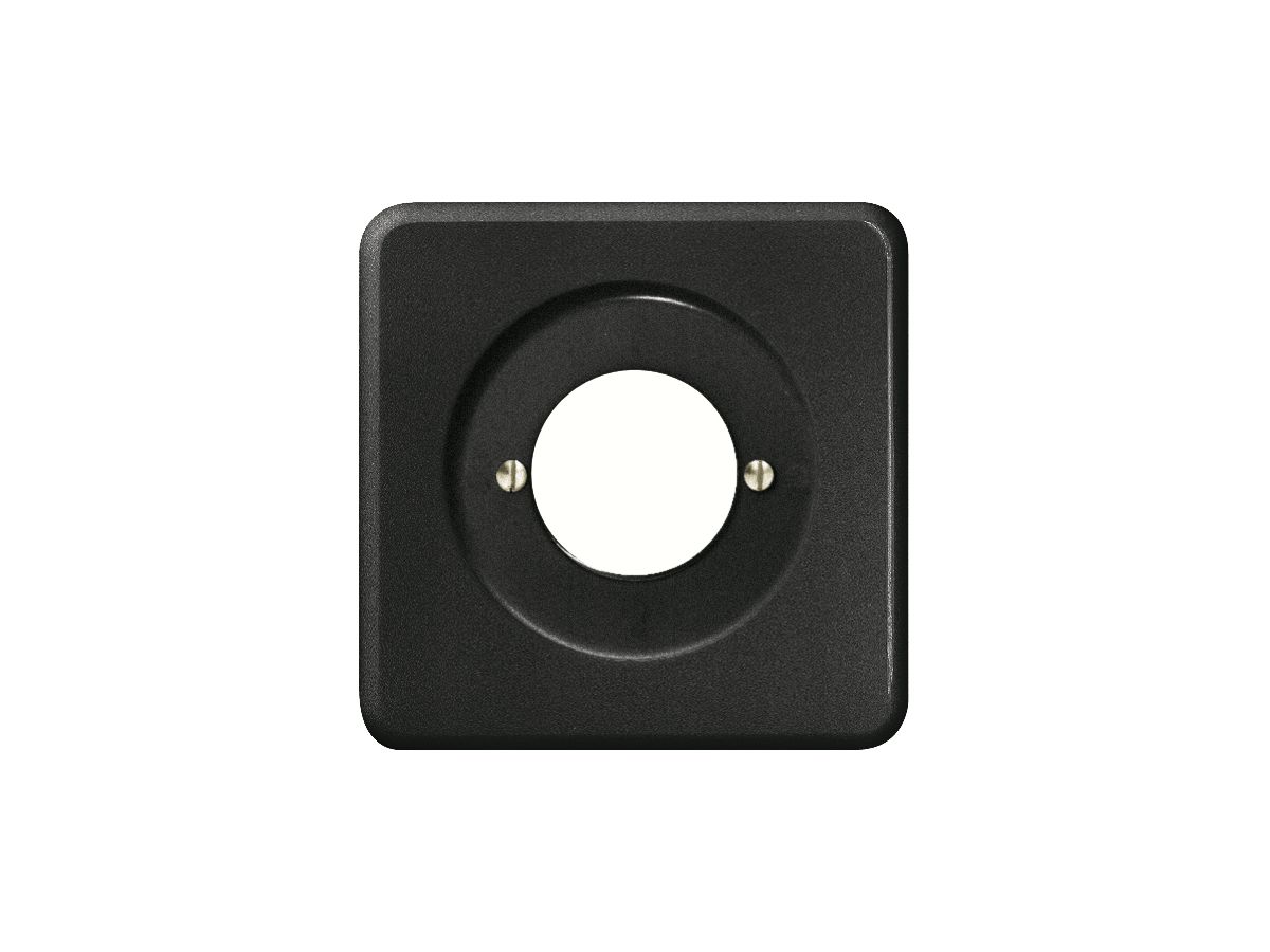 UP-Frontset FH schwarz, für Schlüsselschalter, ohne Gravur