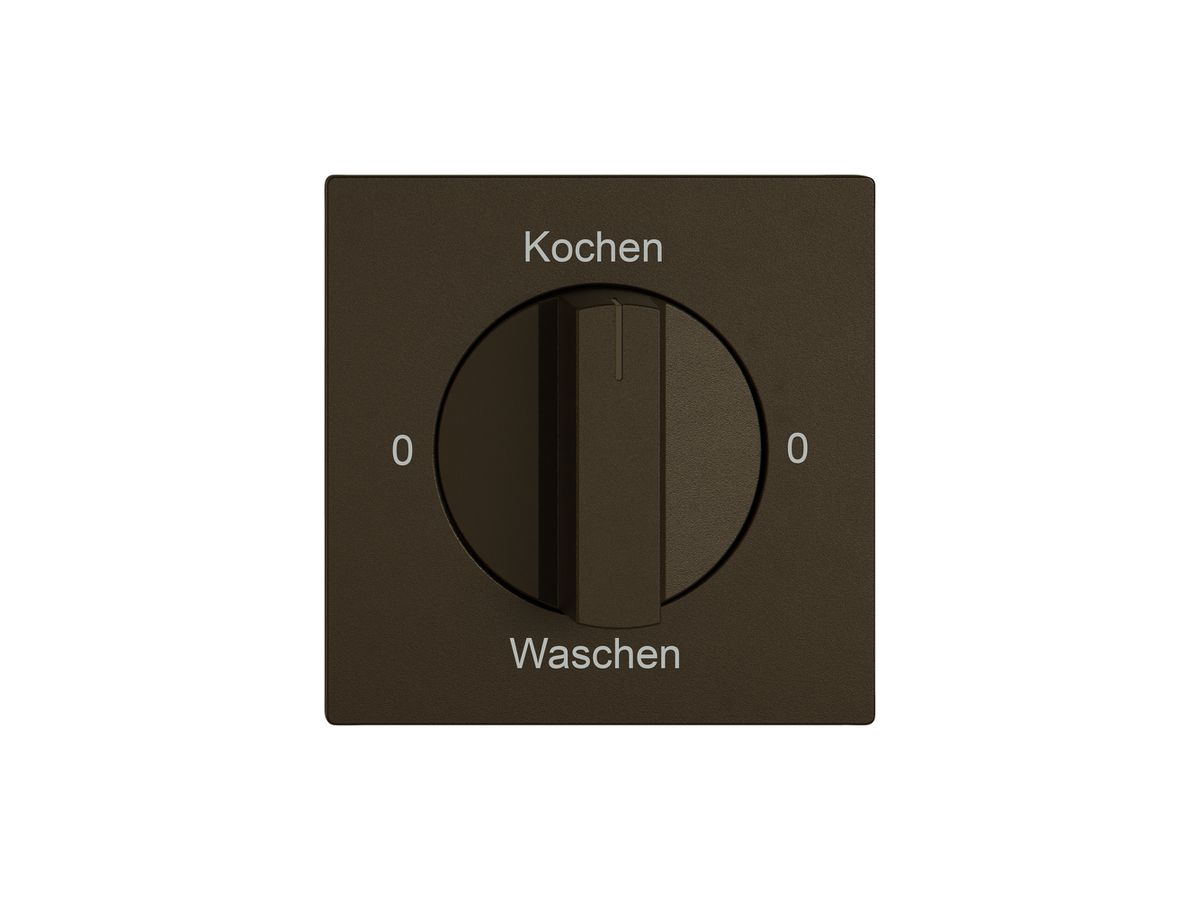 Montageset EDIZIO.liv SNAPFIX® f.Drehschalter m.Griff 0-Kochen-0-Waschen br